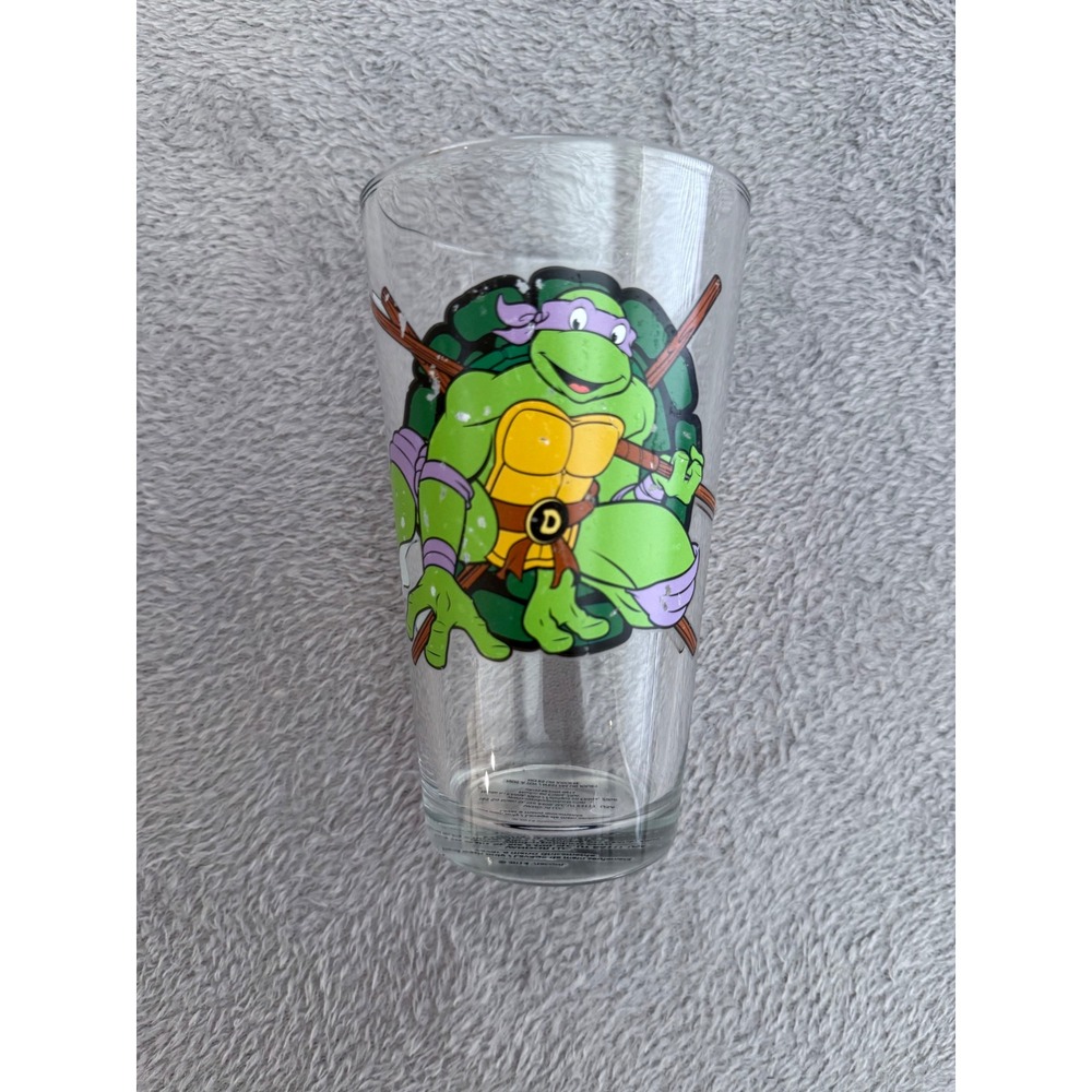 Vandor TMNT Donatello Pint Glass 2014 Teenage Mutant Ninja Turtles Donny 6in